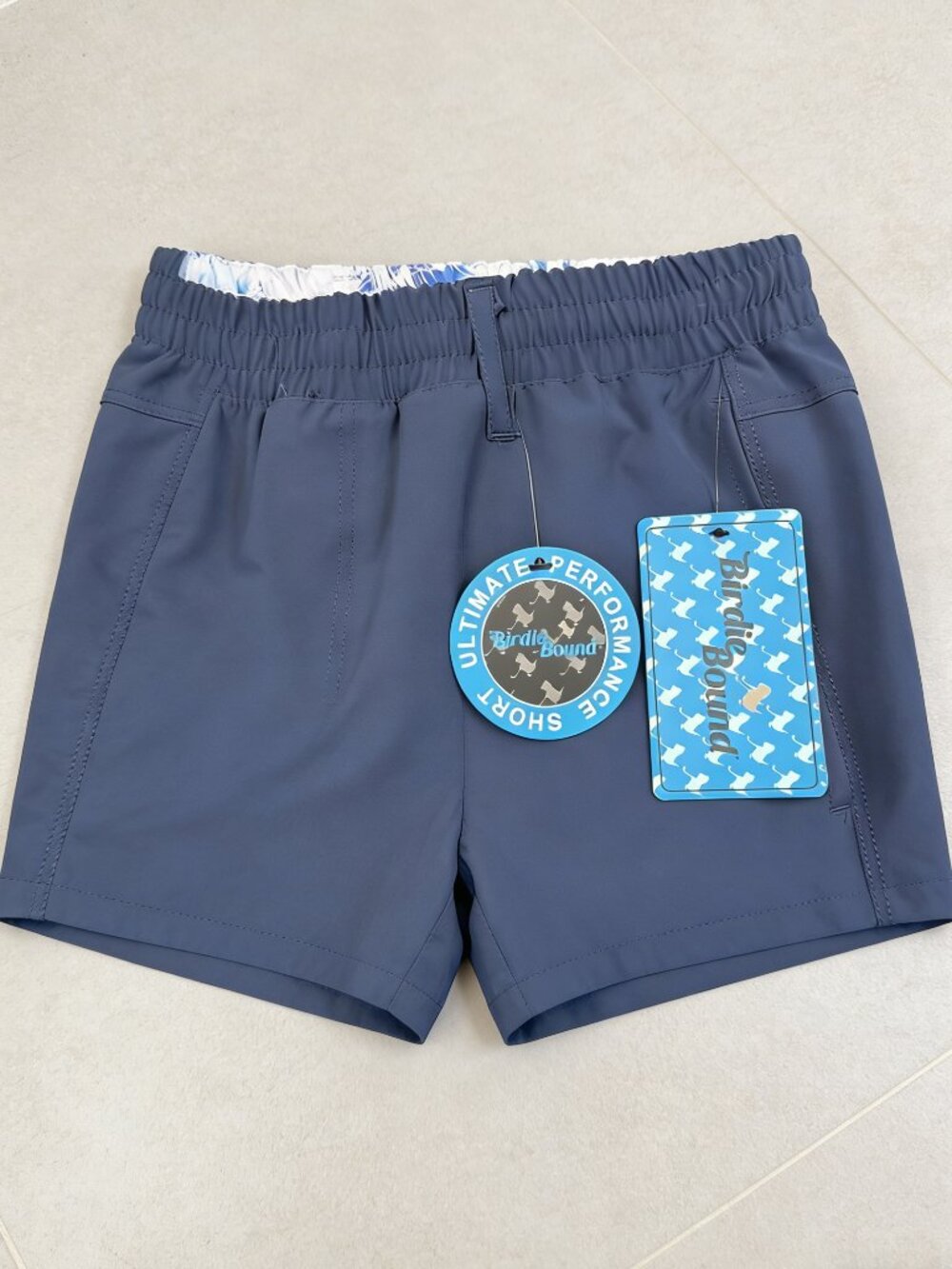 Birdie Bound Ultimate Shorts With Built-in Boxer Briefs NWT Men's Small Blue